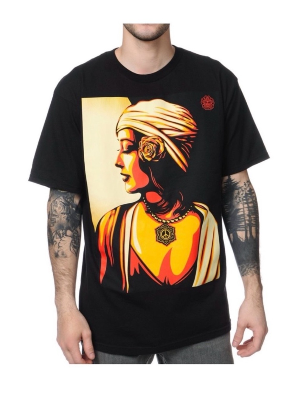 ★ Vintage Obey Limited Release Streetwear Casual T-shirt - Black ★